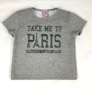 Girls “Take Me To Paris” shirt